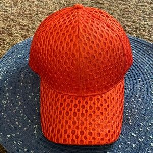 USA Headwear Orange Mesh Hat